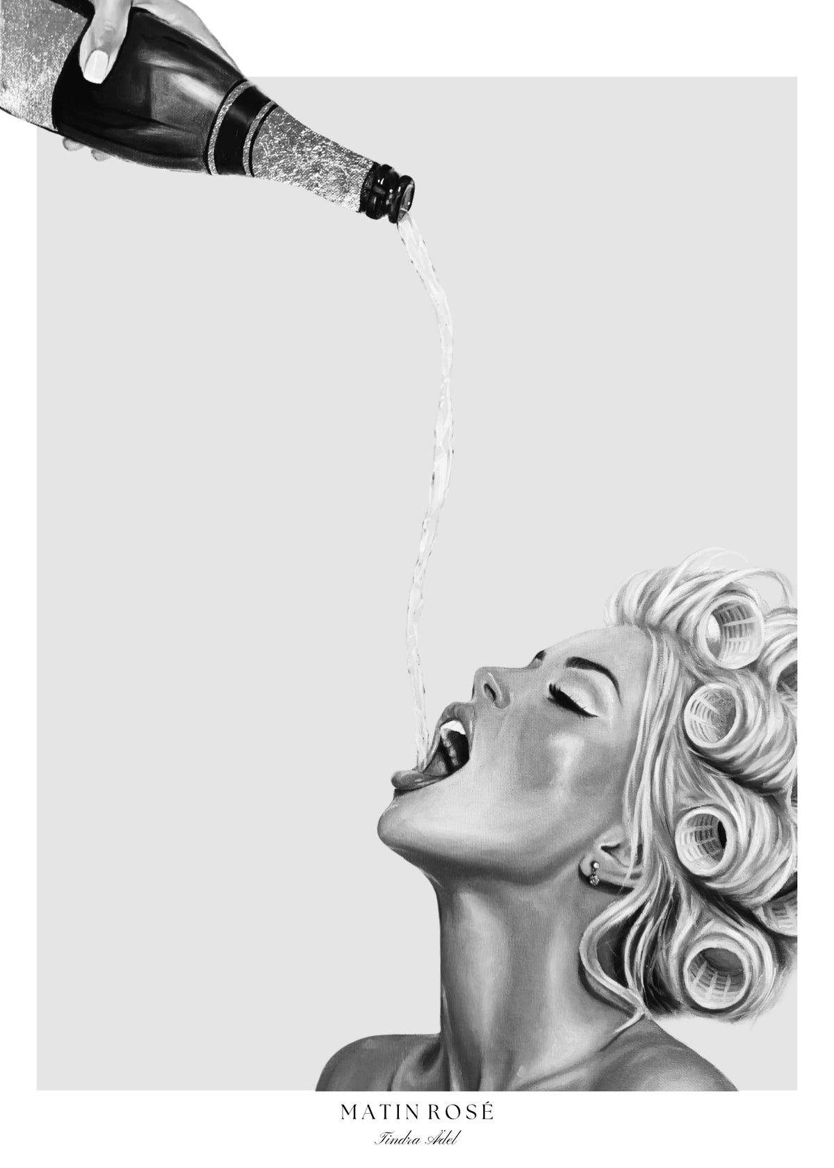 Matin Rosé Black n White