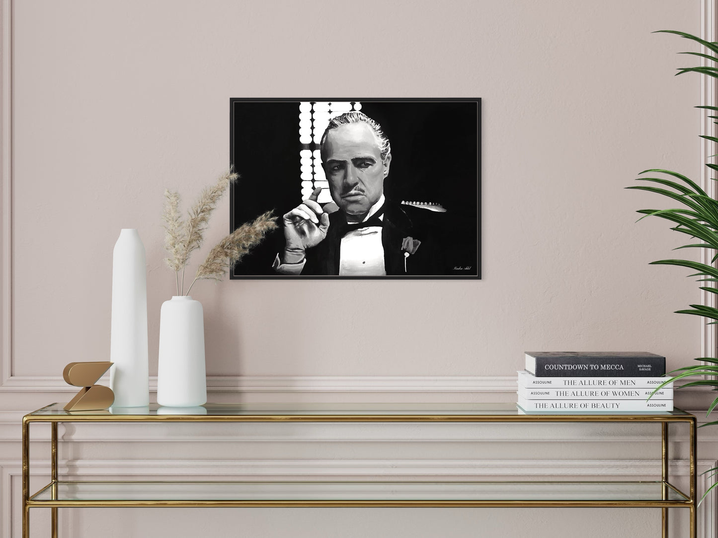 The Godfather Poster - Black n White