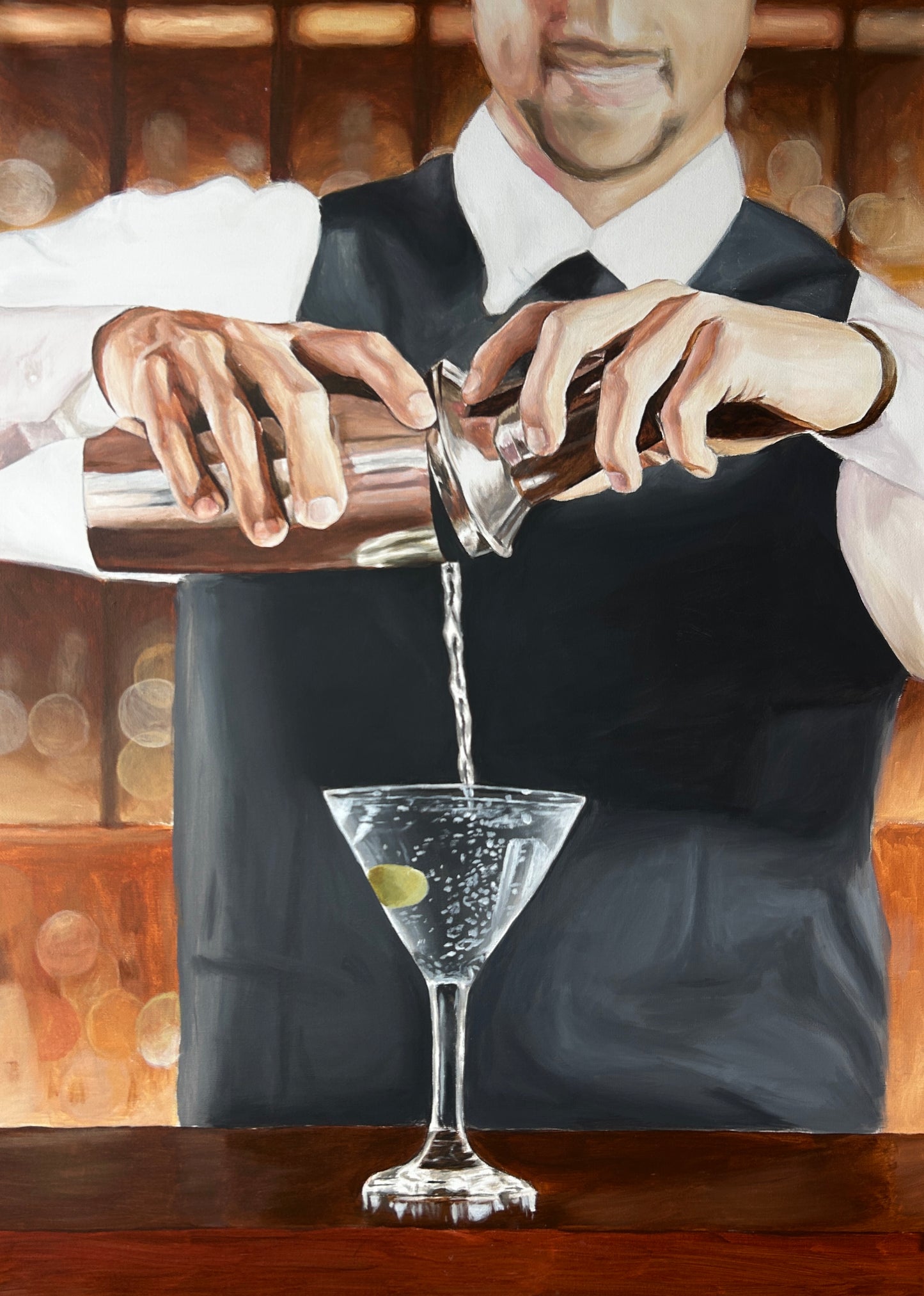 ”Shaken, not stirred” Original Painting