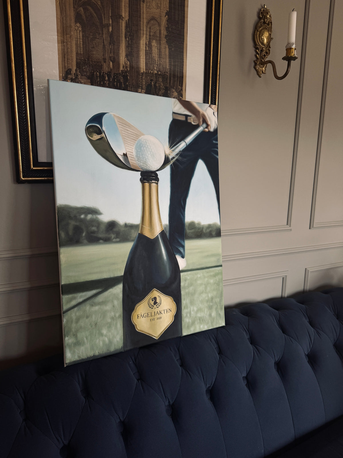 Le Golf Royale original painting