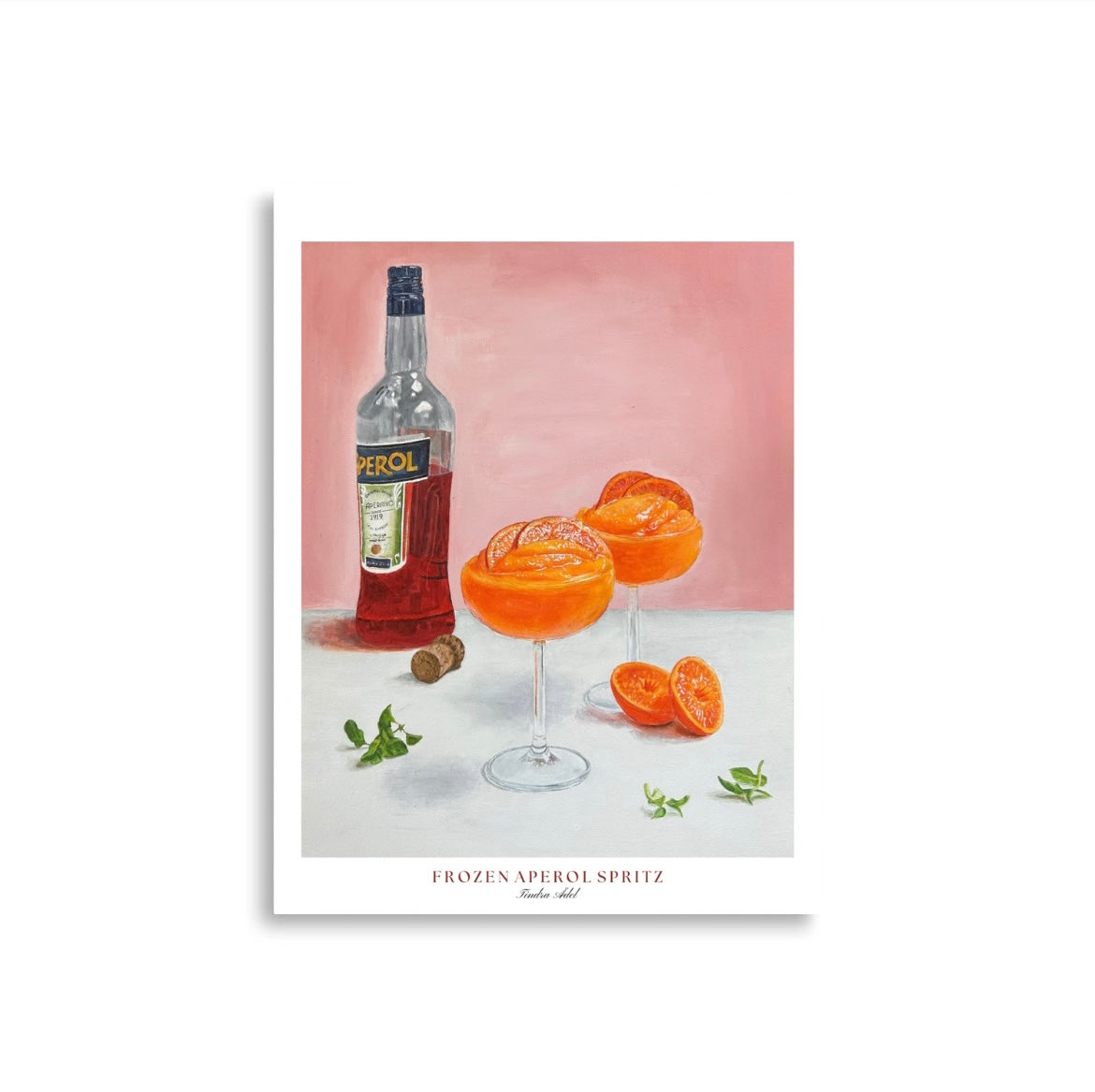 Frozen Aperol Spritz Poster