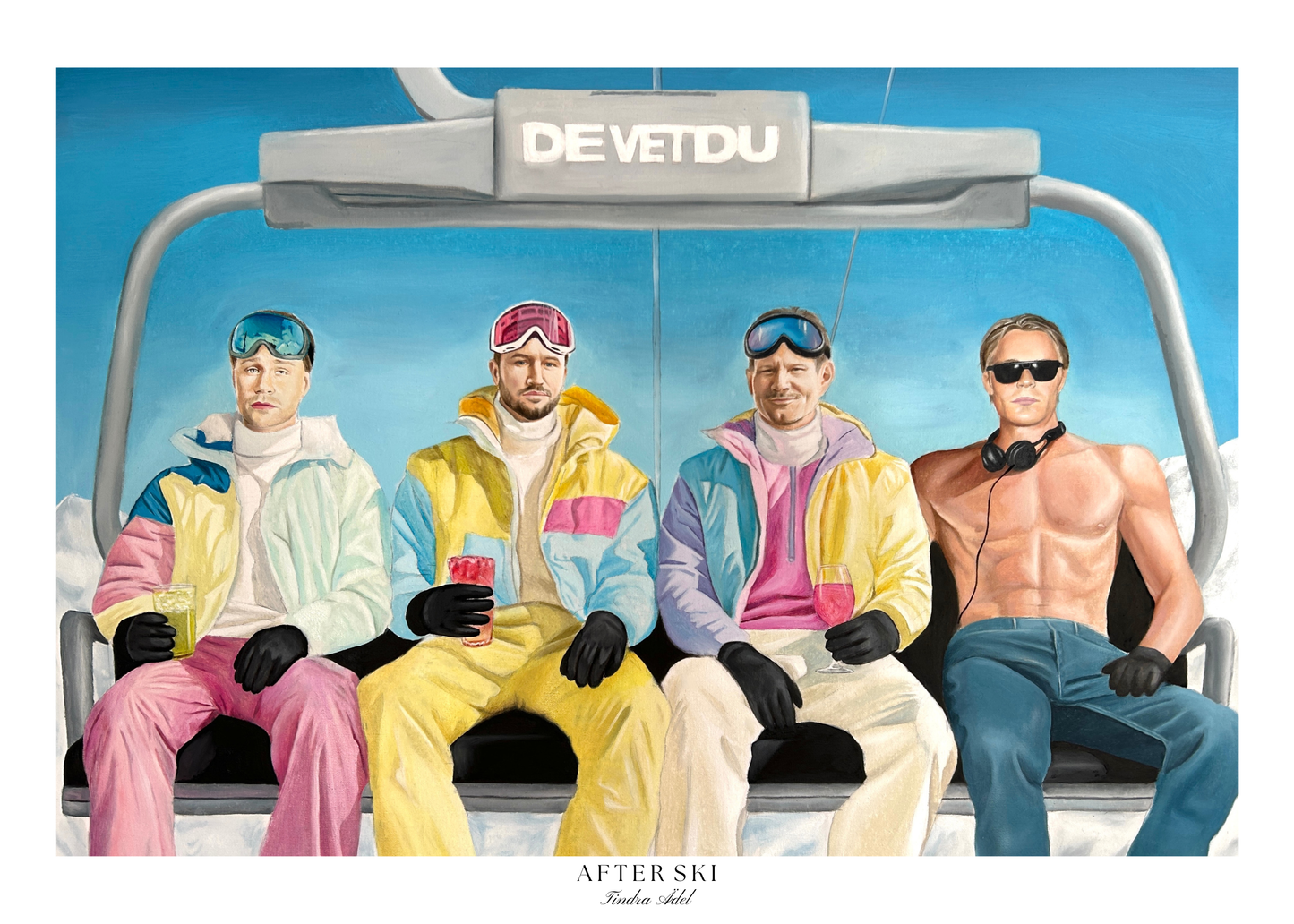 DE VET DU afterski poster