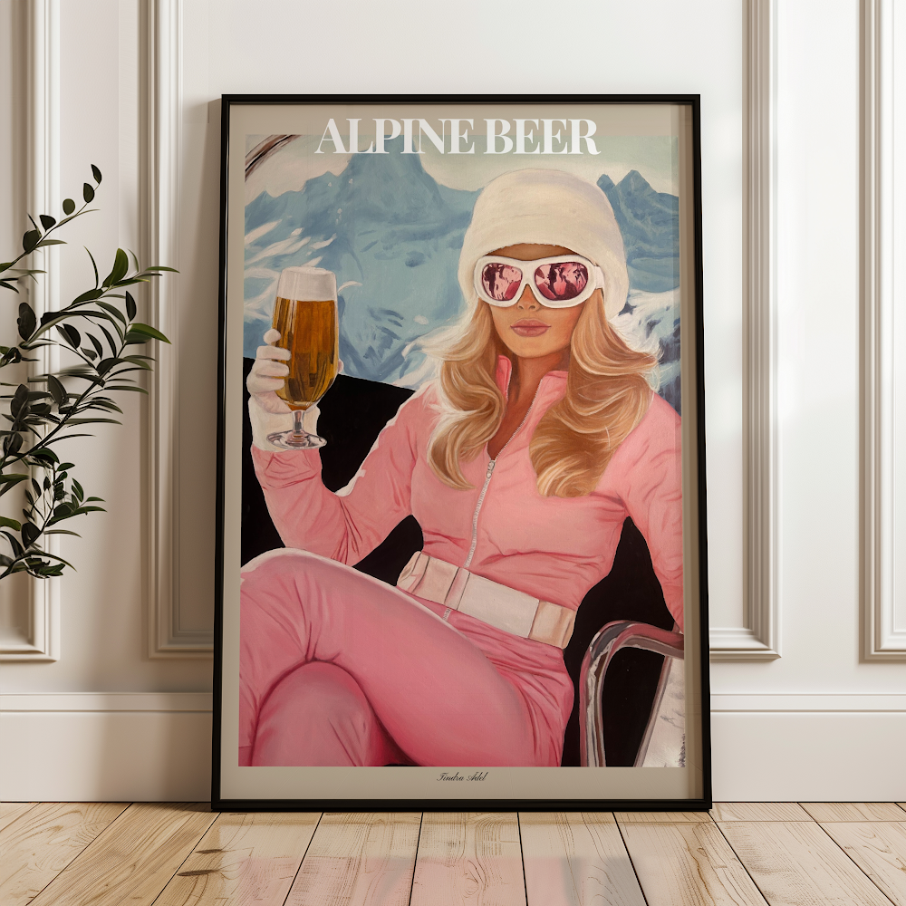 Alpine Beer Poster