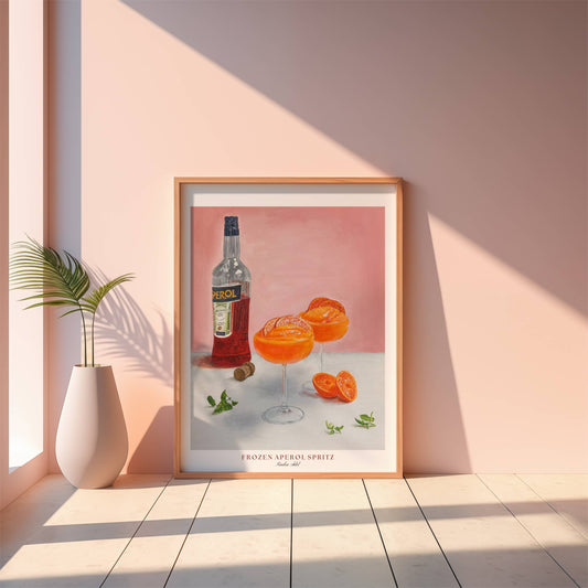 Frozen Aperol Spritz Poster