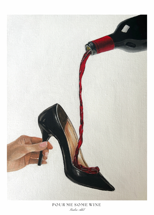 Pour me some wine Poster