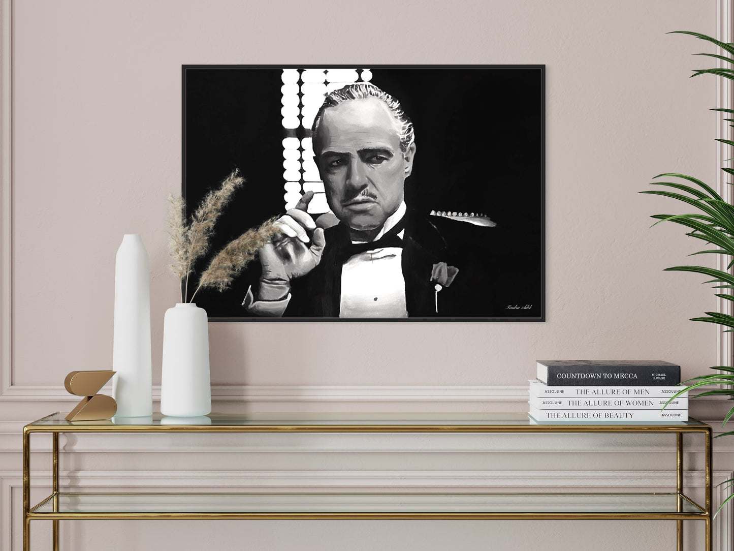 The Godfather Poster - Black n White