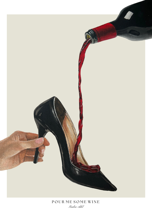 Pour me some wine Poster