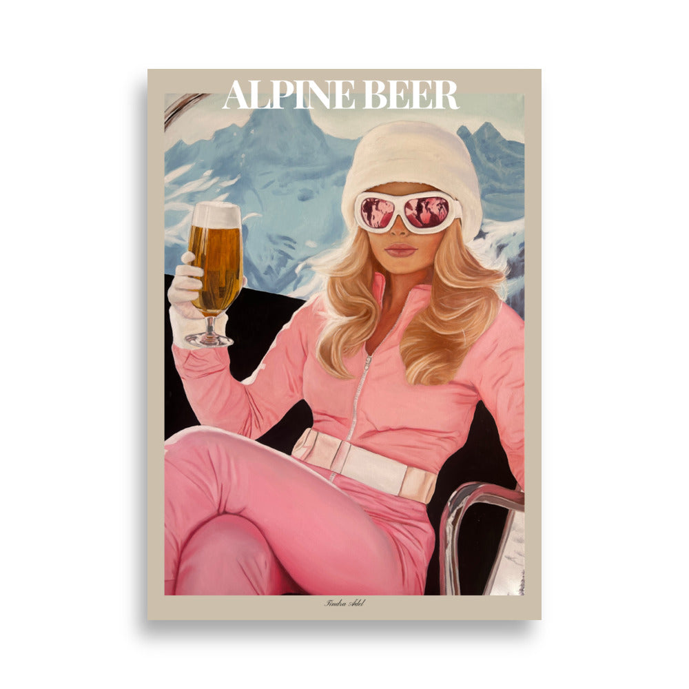 Alpine Beer Poster